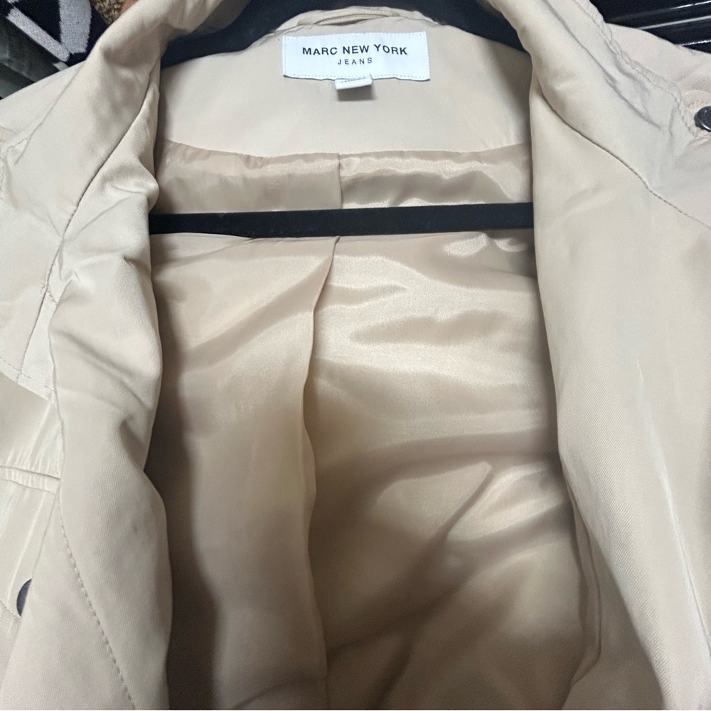 Marc New York Tan Crop Safari Style Jacket Women’s XL - Picture 8 of 8